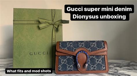 gucci super mini denim